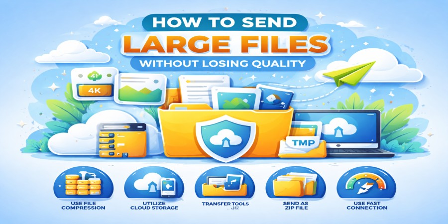 How to Send Large Files Without Losing Quality