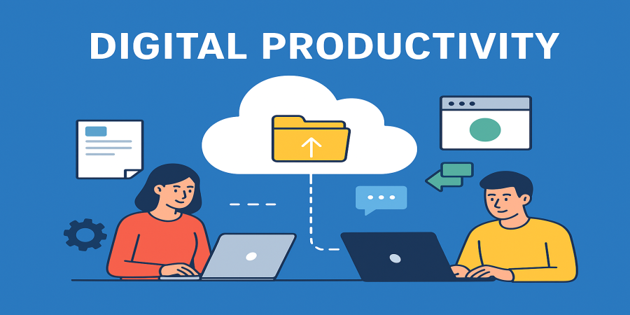 Optimizing Digital Work: How Cloud Storage, File Sharing, and Online Tools Boost Productivity