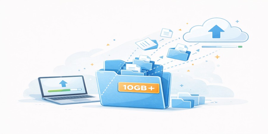 How to Send Files Larger Than 10GB Online