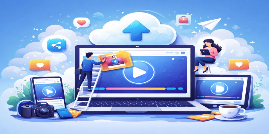 How to Upload and Share Large Videos Online (Step-by-Step Guide 2026)