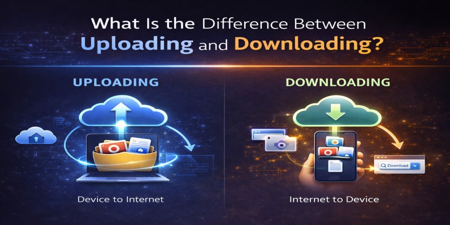 What Is the Difference Between Uploading and Downloading?
