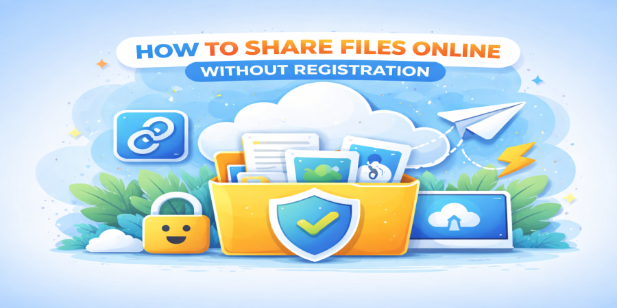 How to Share Files Online Without Registration