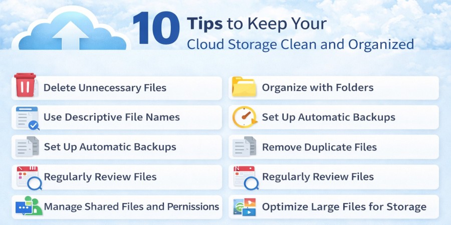 10 Tips to Keep Your Cloud Storage Clean and Organized
