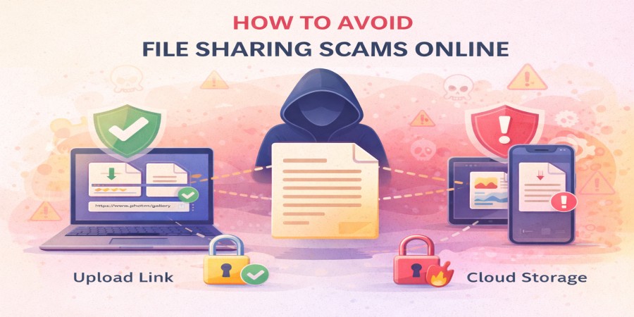 How to Avoid File Sharing Scams Online